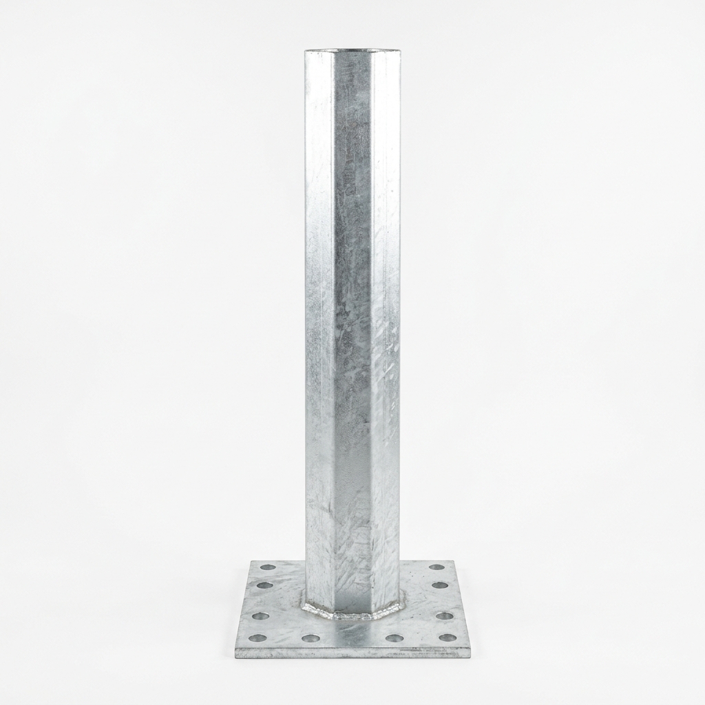 Galvanised Floodlight Pole · 4m