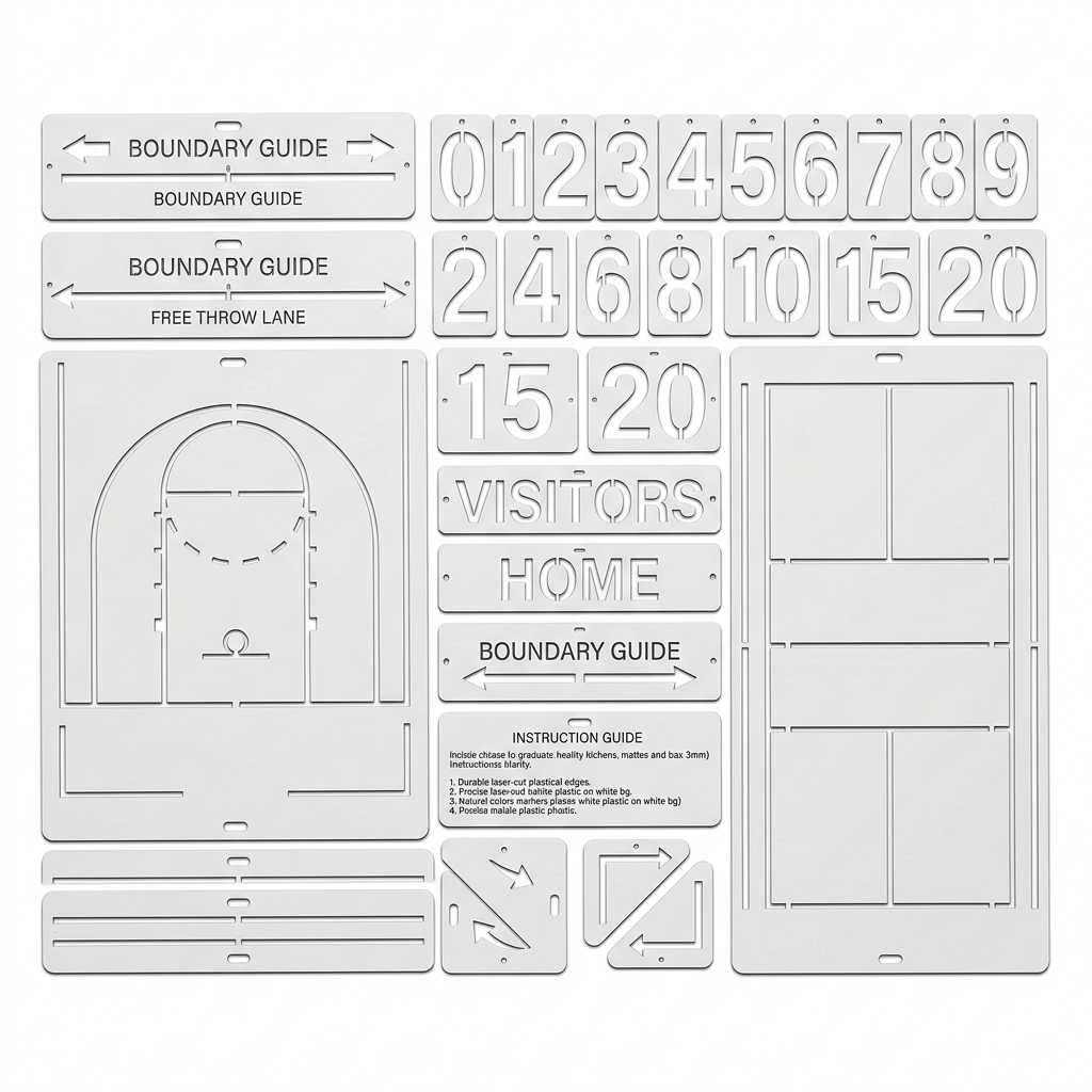 Court Marking Stencil Kit